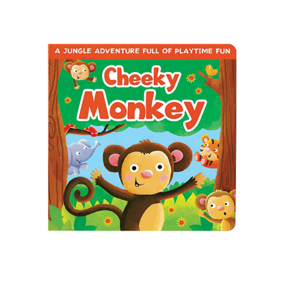 Picture of FUN TIME BOARD BOOK-CHEEKY MONKEY