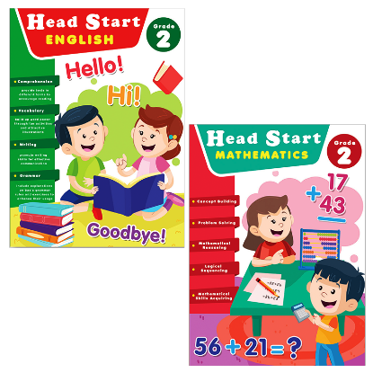 Picture of HEAD START GRADE 2-UPDATED SET OF 2  (ENGLISH & MATH)