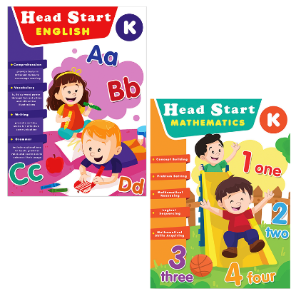 Picture of HEAD START KINDERGARTEN-UPDATED SET OF 2 (ENGLISH & MATH)