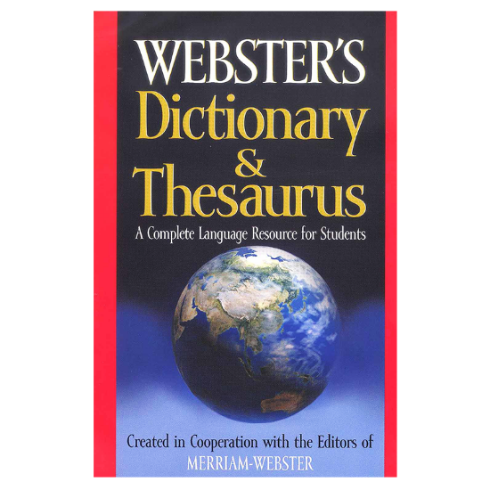 Picture of WEBSTER'S DICTIONARY & THESAURUS: A COMPLETE LANGUAGE RESOURCE FOR STUDENTS