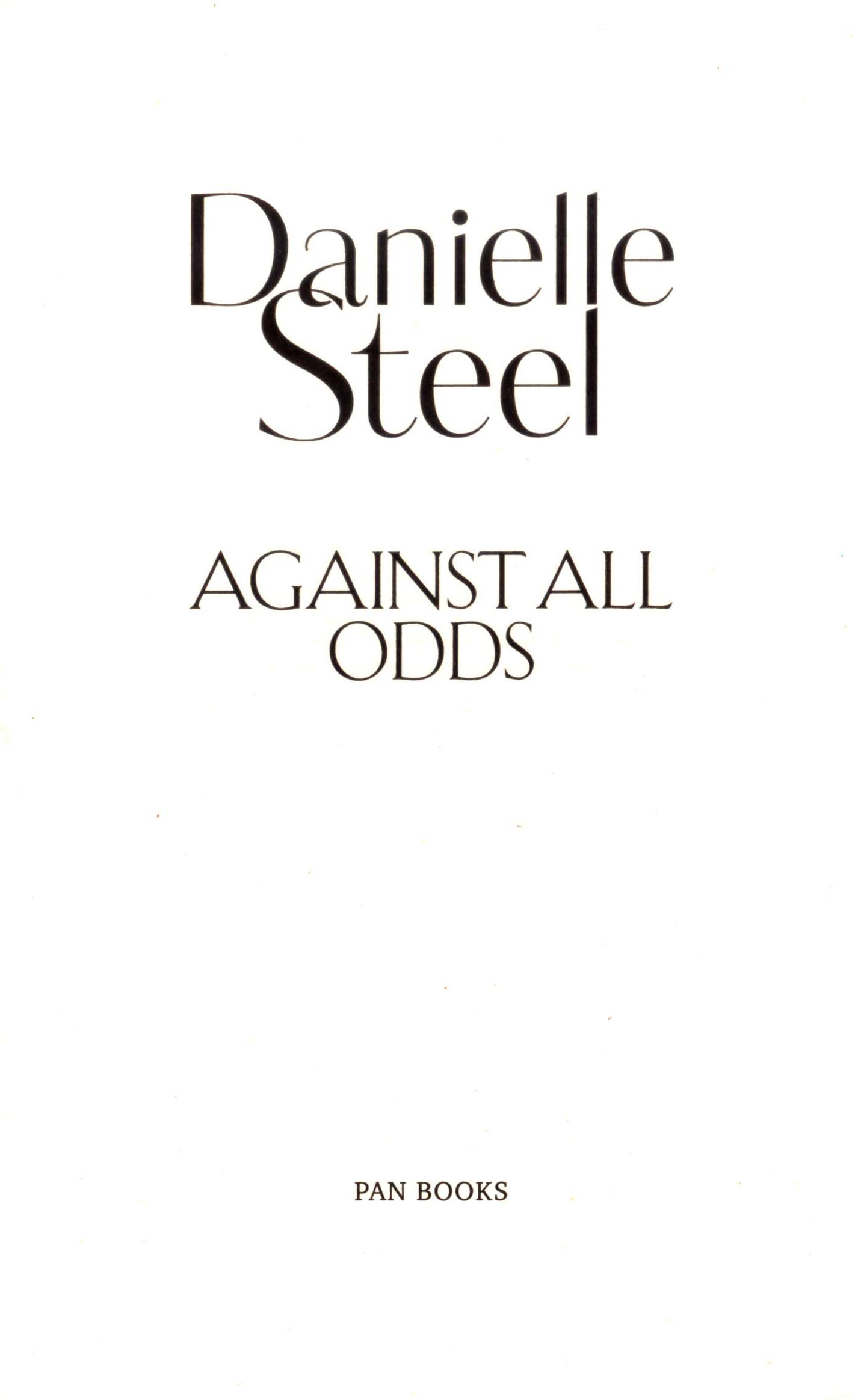 Thedanicabelle: Against All Odds
