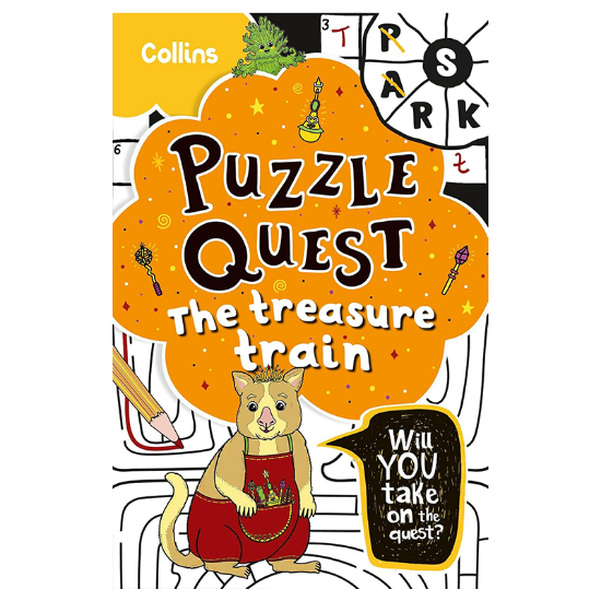 Picture of COLLINS PUZZLE QUEST-THE TREASURE TRAIN