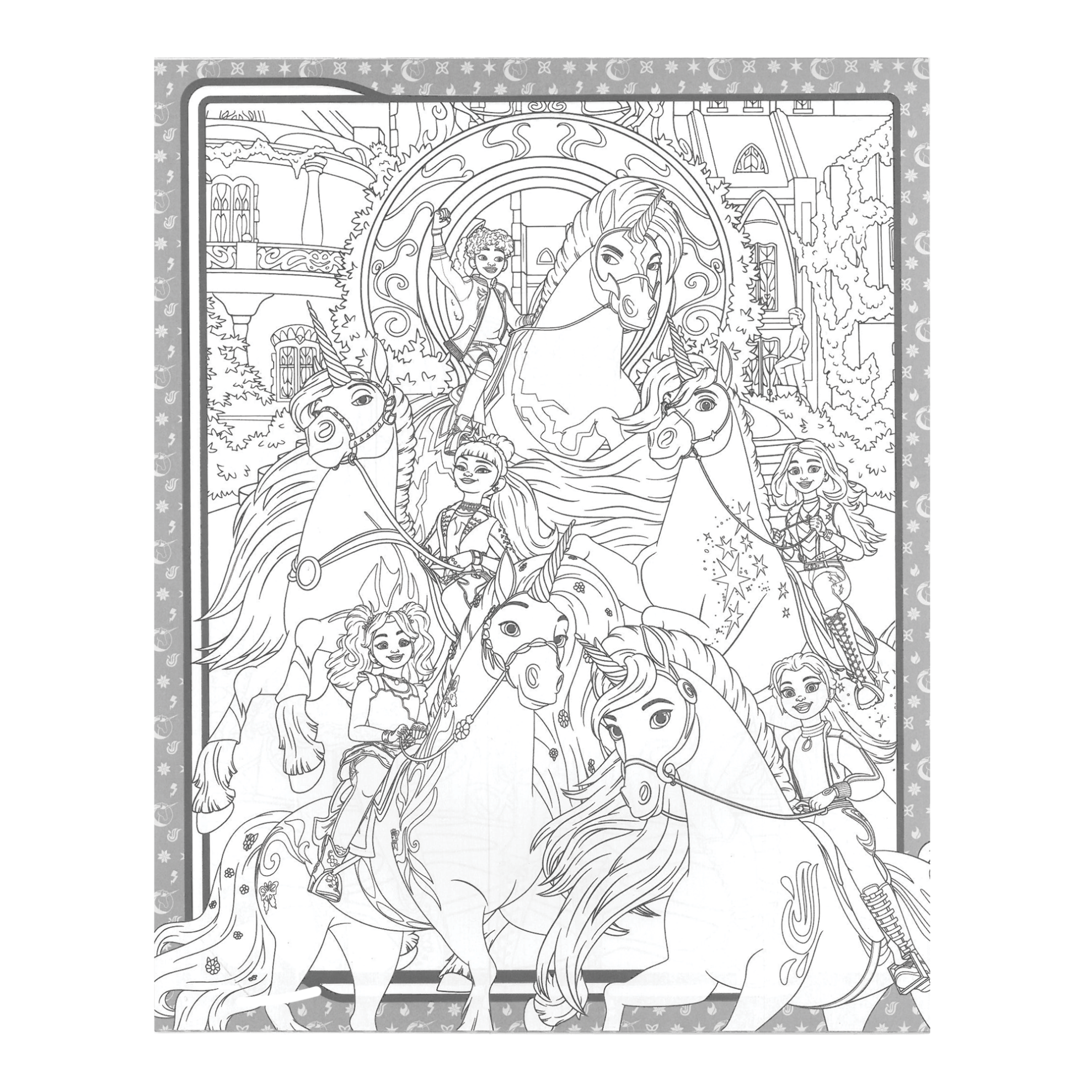 Learning is Fun. UNICORN ACADEMY COLORING FUN